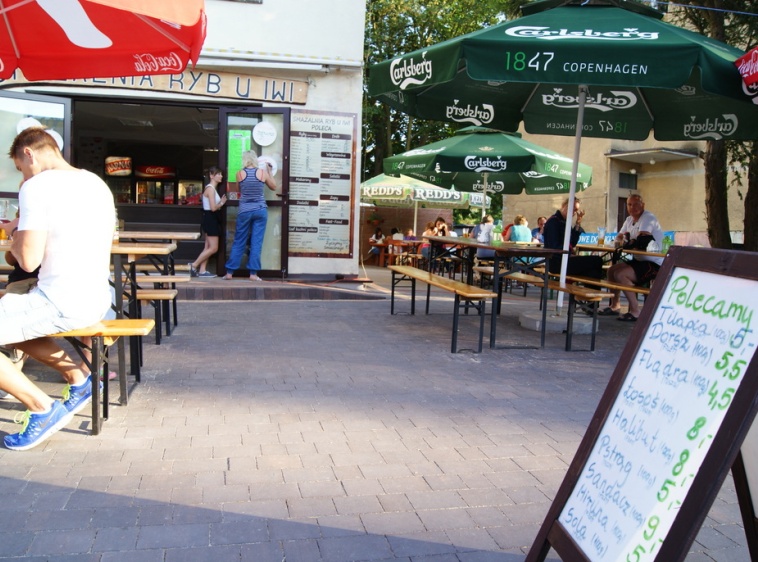 Smażalnia ryb u Iwi 